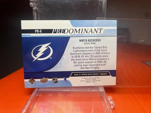 2020-21 Series 1 Nikita Kucherov Pre Dominant PR-6 - Picture 3 of 3