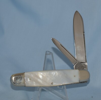 RARE PENNSYLVANIA KNIFE CO. MOTHER OF PEARL EQUAL END JACK KNIFE ''1910-20''