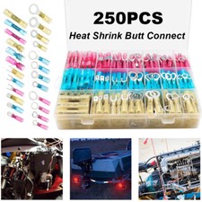 Heat Shrink Wire Connector DIY Kit 250PCS Waterproof Marine Automotive Terminals