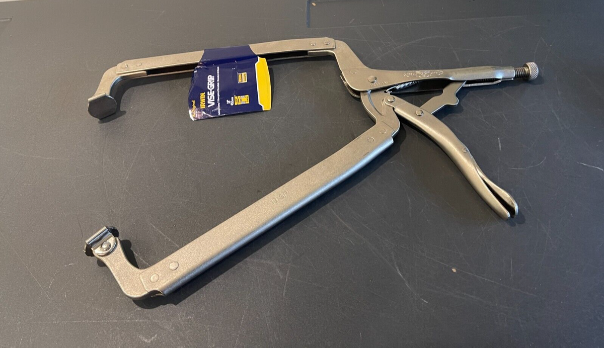 Irwin Vise Grip 18Sp C-Clamp Locking Pliers Plus Swivel Pads | eBay