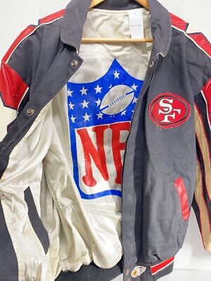 JEFF HAMILTON Stadium Jacket L Cotton RED 277 FOR 90s SAN JEFF HAMILTON Stadium Jacket L Cotton RED 277 FOR 90s SAN