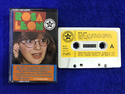 ROSA LEON CINTAS CASSETTE TAPE AL ALBA 