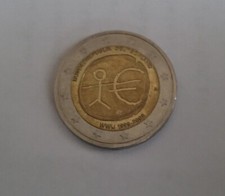 2€ Gedenkmünze Strichmännchen 10 Jahre WWU 2009 A  oder  F