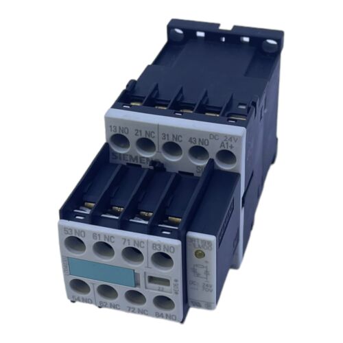 Siemens 3RH1122-1BB40 Auxiliary Contactor 10A SIRIUS Classic 3RH1 220V DC 690V AC 24V DC