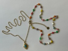 Two Chain DIY Turquoise Royal Gold Necklace also available in Earrings