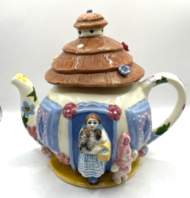 Munchkin Land Teapot by Laraine Eggleston #261 out 300 with certificate Rare