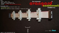 Avantgarde Sound   4-Outlet  Nordstream2  Eurorack Flying Power Bus Ribbon Cable