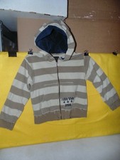 Calvin Klein Distressed Look Striped Hooded Youth Jacket: Sz 8