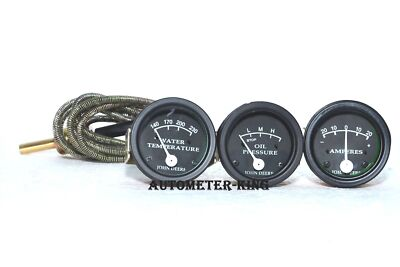 #ad Tractor Oil Pressure Ammeter Temperature Gauge Set Replacement for John Deere $27.89