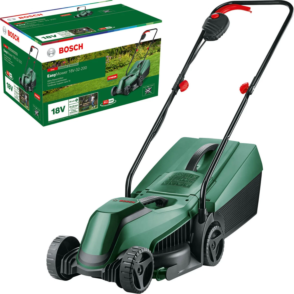 Tondeuse sans fil 18V BOSCH CityMower 18 - 1 batterie 18V 4Ah