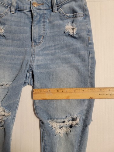 American Eagle Distressed Jegging Jeans Sz 0 Hi-Rise Stretch - Picture 10 of 18