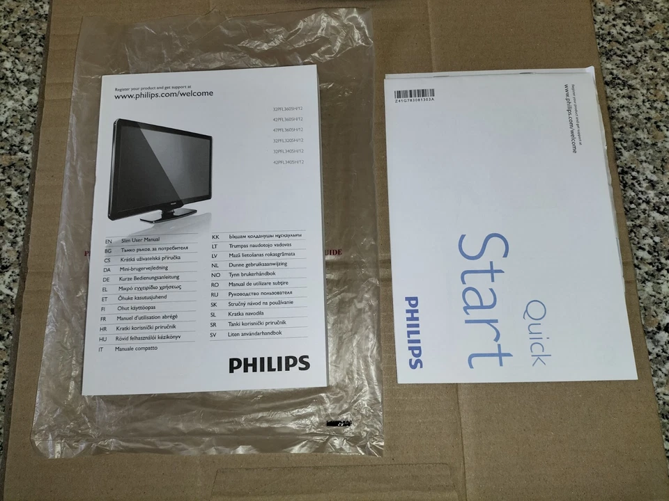 Manuale Cartaceo Libretto Uso E Manutenzione TV Televisore Philips Vari Modelli - Immagine 2 di 4