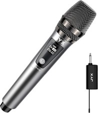 Microphone sans fil marque JYX-V15 Système UHF avec Récepteur 10h autonomie 