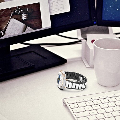 Correa de reloj de cerámica de 18 mm para reloj OPPO X2 serie Mini/Huawei/Garmin/Fossil - Imagen 7 de 24