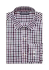 Tommy Hilfiger Men's Flex Stretch Twill Dress Shirt, Peacoat, L 16 34-35