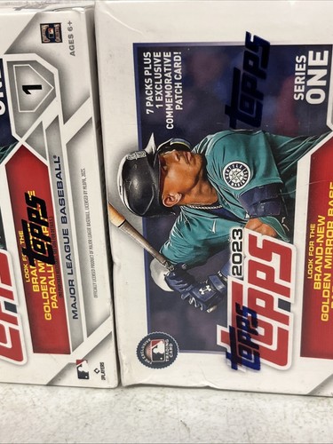 Topps 2023 Series 1 Baseball Value Box - 7 Packs Per Box Lot Of 2 - Picture 5 of 5