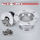 <!--F#f_0-->Billet Fuel Filler Neck Pop-Up Fuel Cell Gas Cap Flush Mount 6 Hole Universal<!--F/-->