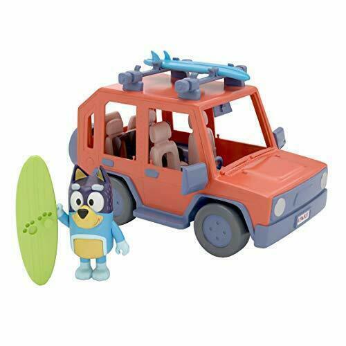 BLUEY HEELER FAMILY CAR VEHICLE PLAYSET DAD BANDIT FIGURE BLUEY FRIENDS - Picture 2 of 4