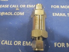Parker 3/8" C-Series Check Valve, 1/3psi, SS, 8A-C8L-1/3-SS, New Unused Surplus
