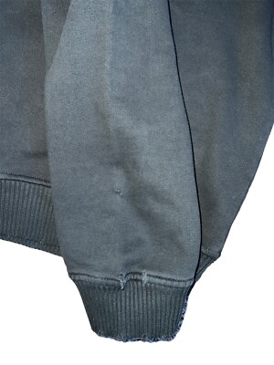 【関税込み】Han Kjobenhavn グレー 迷彩プリント 長袖トップス Han Kjobenhavn Men's Distressed Black Diamond Logo Hoodie M
