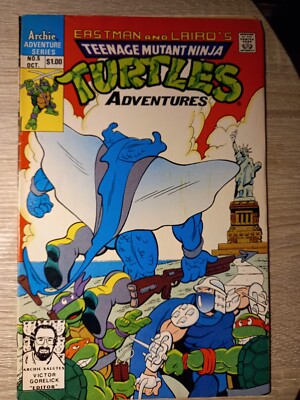 Teenage Mutant Ninja Turtles Adventures #5 - Oct 1989 Archie Publications