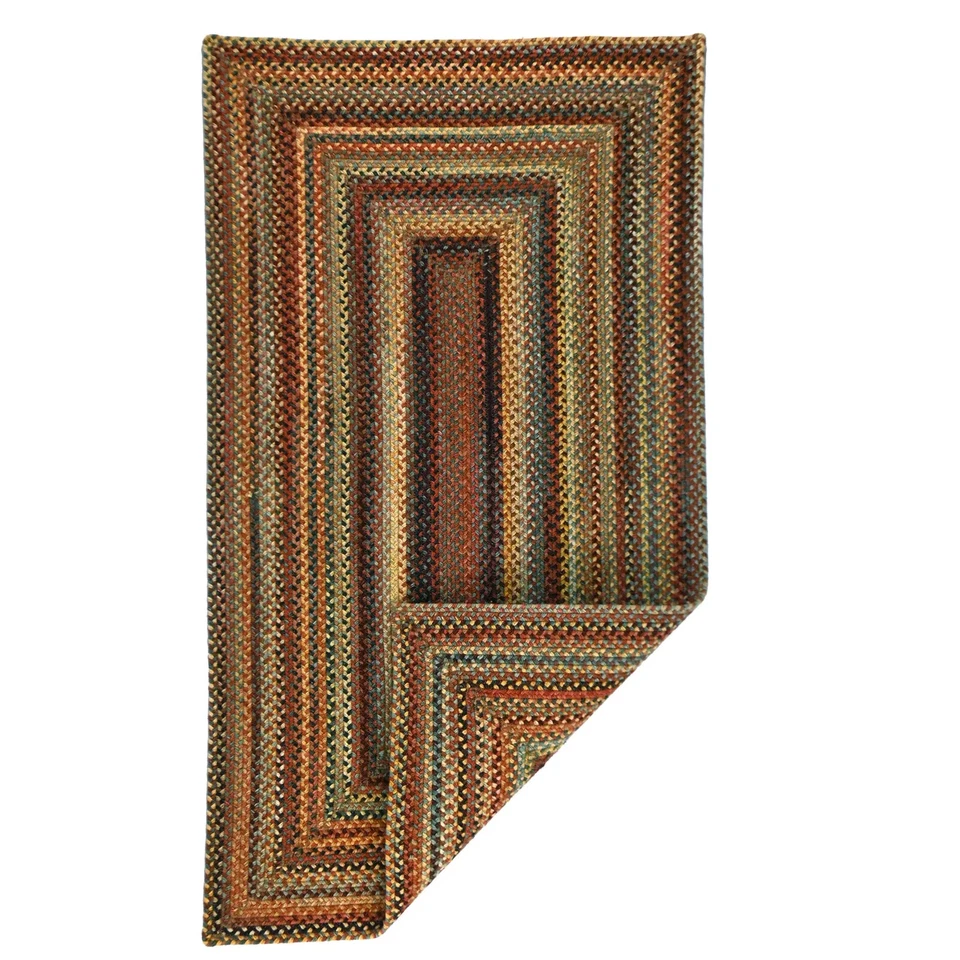 Capel Rugs Blue Ridge Autumn Wool Country Home Braided Rectangle Area Rug - Image 3 of 4