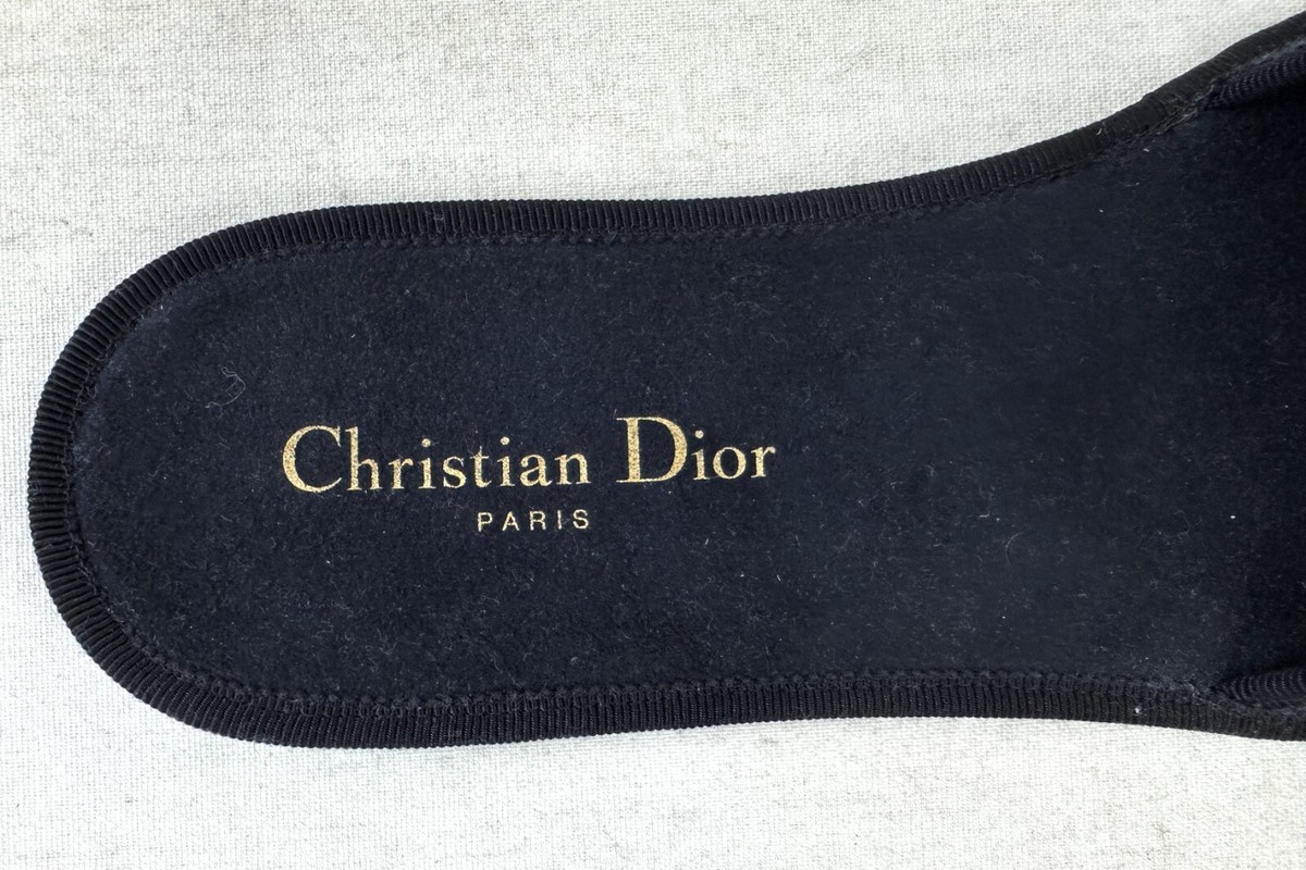 Dior｜SLIPPERS (KCQ861LBO 62P) Dior Slide Slipper Mule KCQ861LBO 900 78792459 | eBay