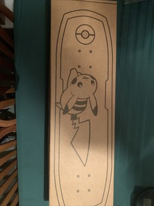 Pokemon Center x Bear Walker Pikachu 25th Celebration Skateboard In Hand | eBay