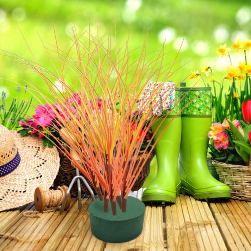 12pcs Artificial Plant Stems Simulation Decorations Diy Bouquet Faux Plant Stem - Imagen 14 de 14