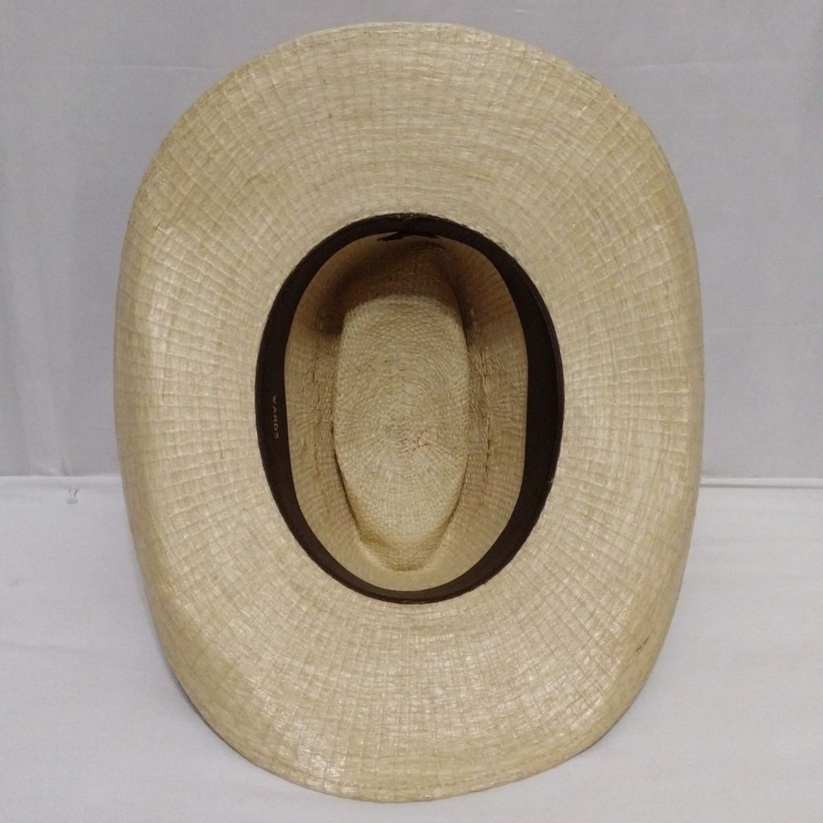 WARDS Western Straw Cowboy Cowgirl Hat Unisex Size 7 1/4  display picture 1