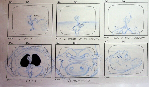 Disney 101 Dálmatas La Serie 1997 Dibujado a Mano Animación Producción Storyboard - Imagen 2 de 2