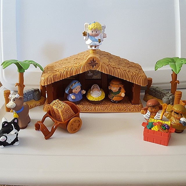 fisher little people nativity set 2008 n6010 100 complete ebay