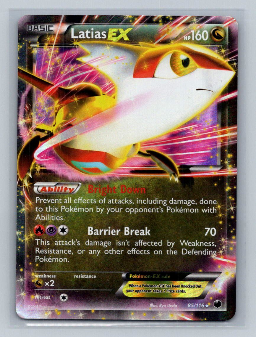 Latias EX Plasma Freeze 85/116 Near Mint NM