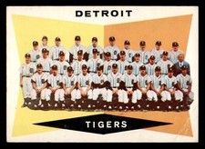 1960 Topps Baseball #72 Detroit Tigers Team PR *d2