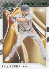 2021 Panini Absolute Extreme Team Green #ET-7 Trea Turner Nationals 