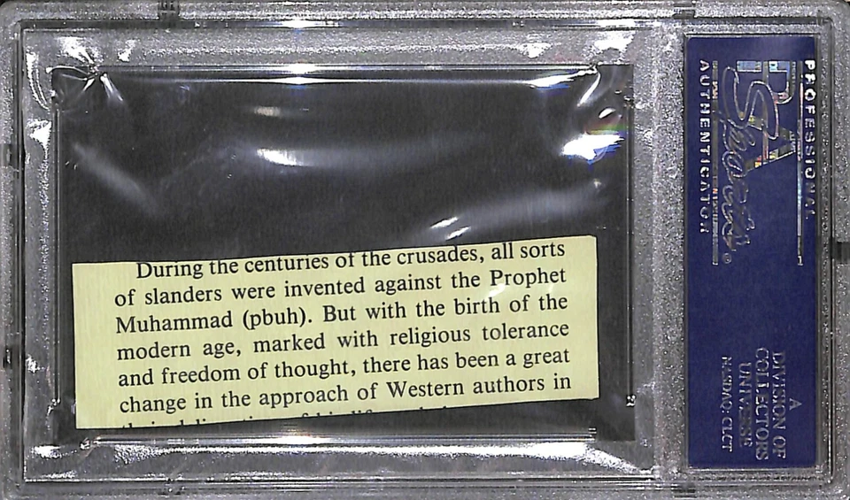 Muhammad Ali Signed Cut PSA/DNA COA Boxing Autograph Fought Sonny Liston 1964 65 - Image 3 of 4