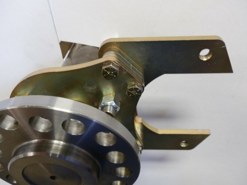 Street Rod Bolt On Rear Disc Brake Kit for GM Metric Brakes, no Calipers 9" Ford - Picture 7 of 7