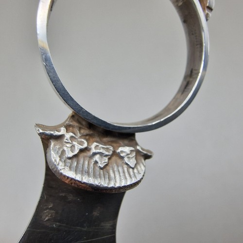 Antique/Vintage 875 Silver Maltese Bookmark Card or Letter Opener - Foto 16 di 20