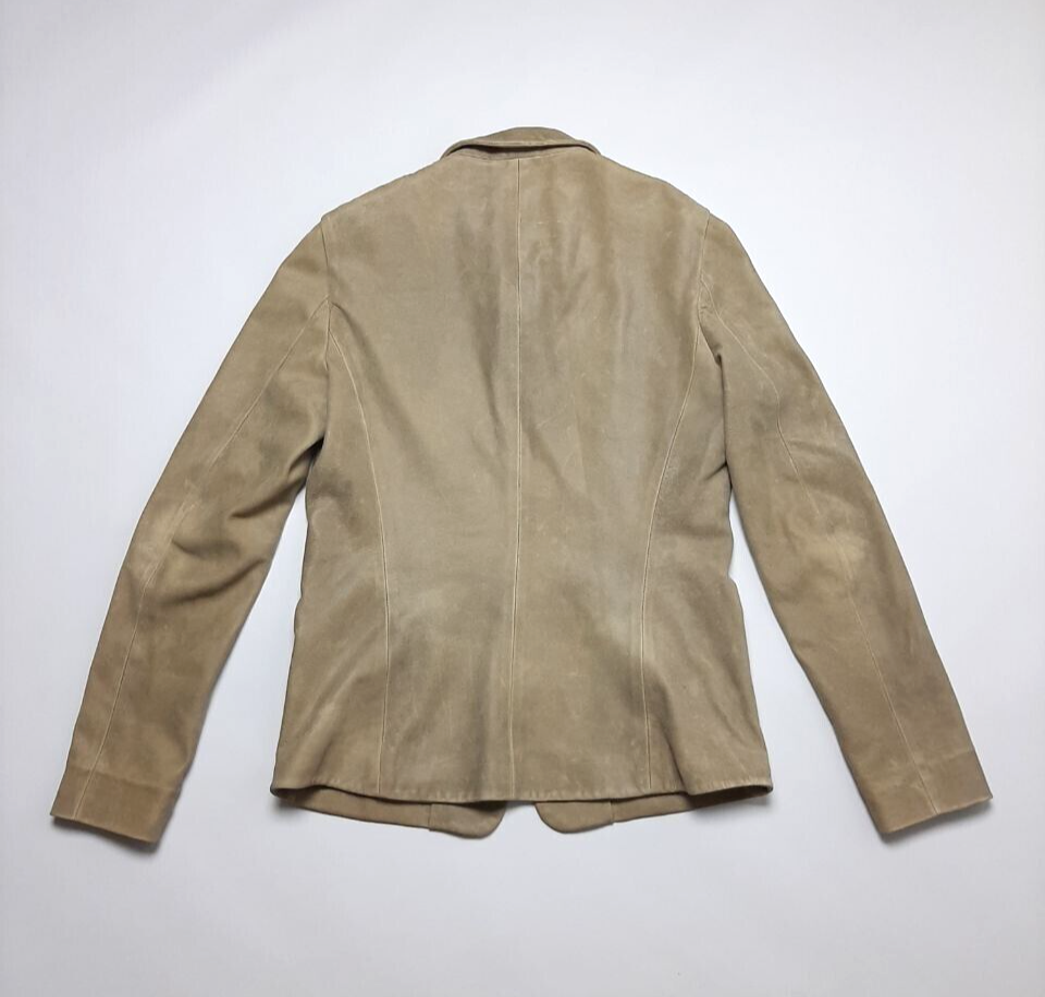 Burberry Prorsum Model Cafe Women's Soft Leather Blazer