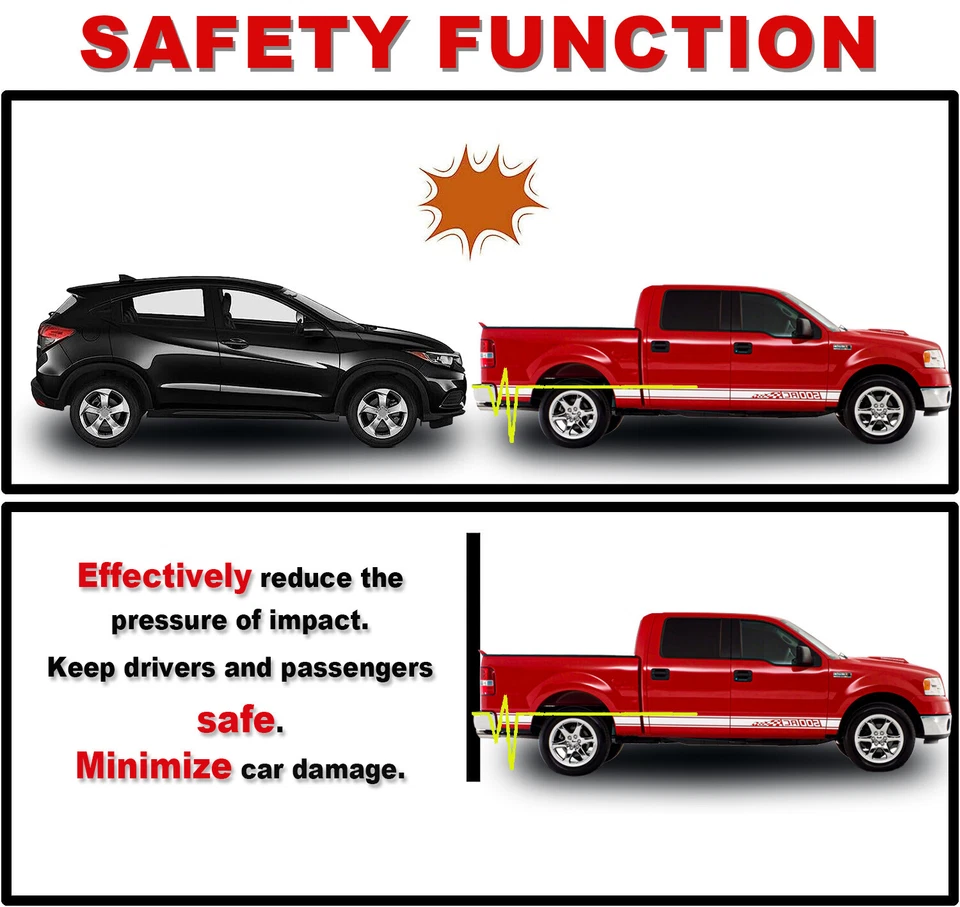 APTO PARA TOYOTA TACOMA 1995-2004 CROMO COMPLETO PARACHOQUES TRASERO REPUESTO Foto 4 de 4