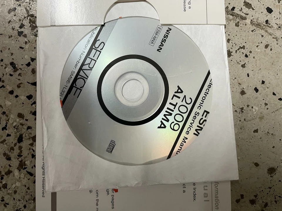 2009 Nissan Altima Servicio Tienda Reparación Taller Manual OEM On CD - Imagen 3 de 4