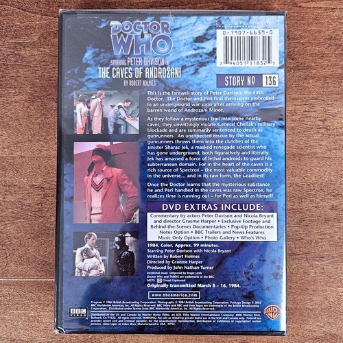 Doctor Who: The Caves of Androzani DVD The Peter Davison Years 1982-1984 NEW Se - Picture 2 of 2