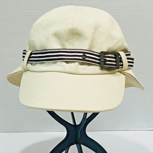 Naraya NaRaYa Safari Sun Hat Lined Embroider Logo Face Neck Brims Sherlock-Style - Picture 3 of 6
