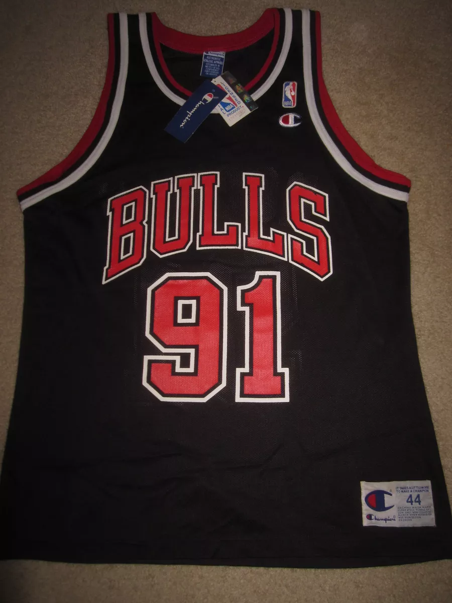 Champion dennis best sale rodman jersey