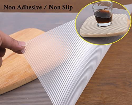 Shelf Liners for Kitchen Cabinets 10 Inch Wide X 20 Ft Non Adhesive Cabinet - Picture 6 of 8