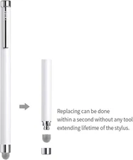 Stylus, Chaoq 4 Pcs Mesh Fiber Tip Stylus Pens for Universal Touch Screens