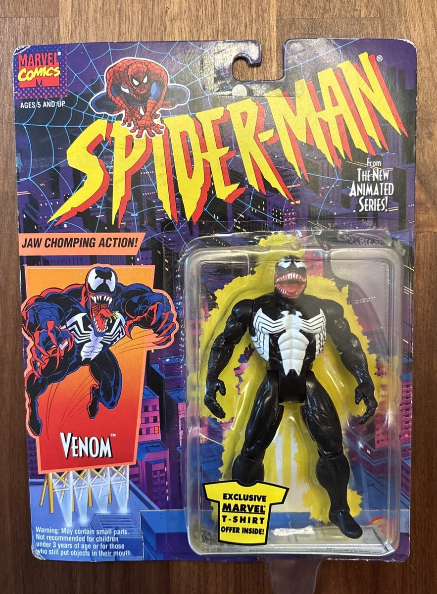 ToyBiz Marvel Spider-Man Venom Jaw Chomping Action Figure