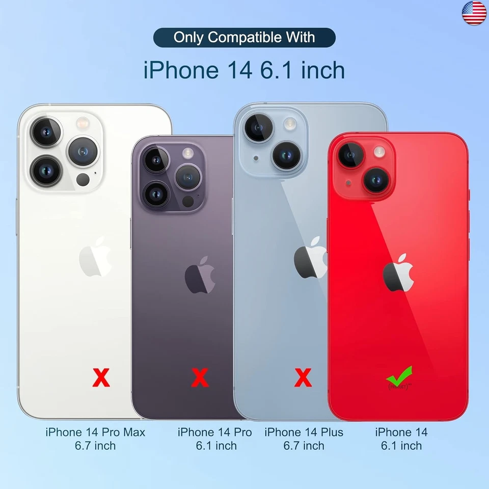 Funda Cartera ULAK Compatible con iPhone 14 para Mujer, Cuero PU Floral Abatible Foto 4 de 4