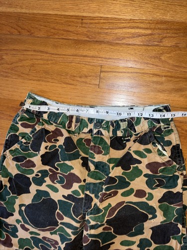 Vintage Ranger Hose Herren Large Duck Camo Froschhaut 80er Militär Jagd 30x28 - Bild 2 von 5