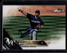2016 Topps Update #US7 Blaine Boyer Milwaukee Brewers AUTO